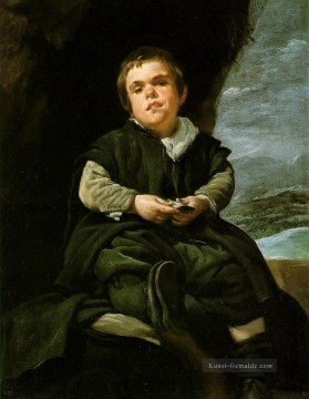 Der Zwerg Francisco Lezcano Porträt Diego Velázquez Ölgemälde